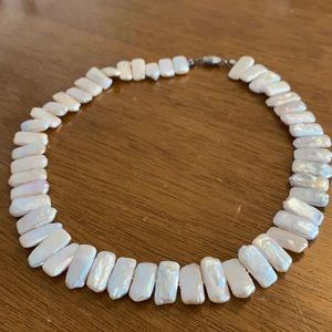‘Fresh water’ pearl necklace costume necklace